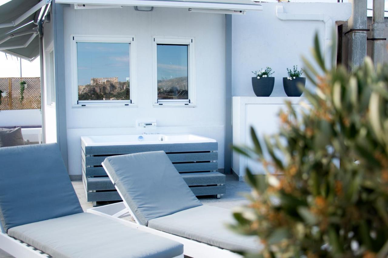 Private Jacuzzi & Acropolis View - The Loft Athènes Extérieur photo